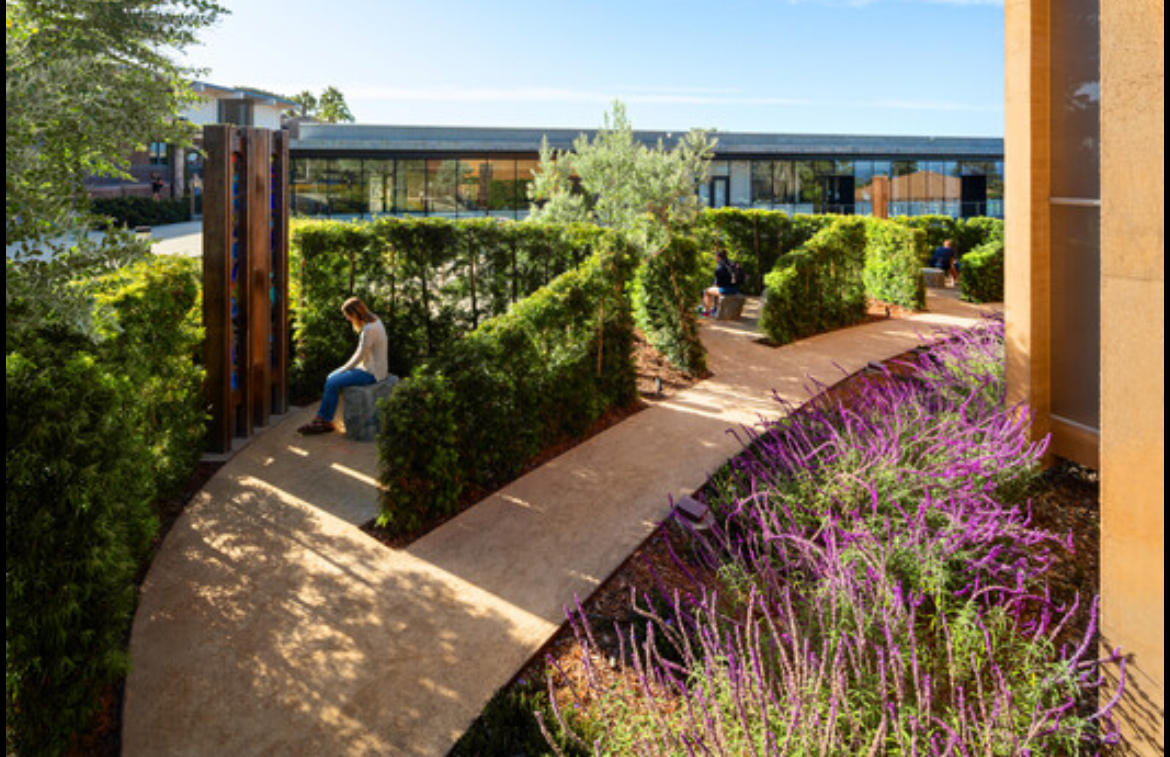 Point Loma Nazarene University Chapel installed landscape - Point Loma, San Diego